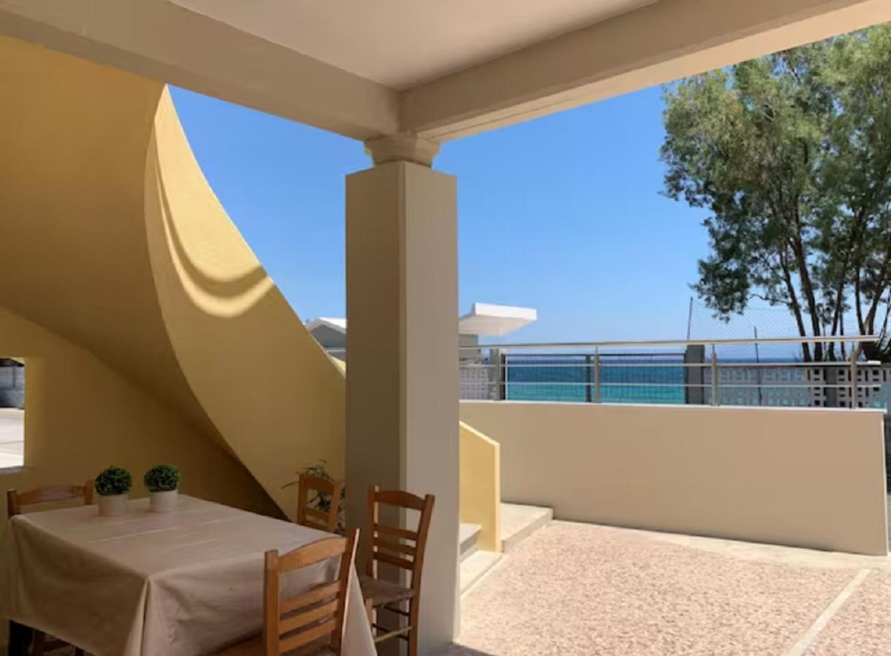 Blue Flag Award Winning Ormos Lo Beach: Home 1 Vrondádosz Kültér fotó